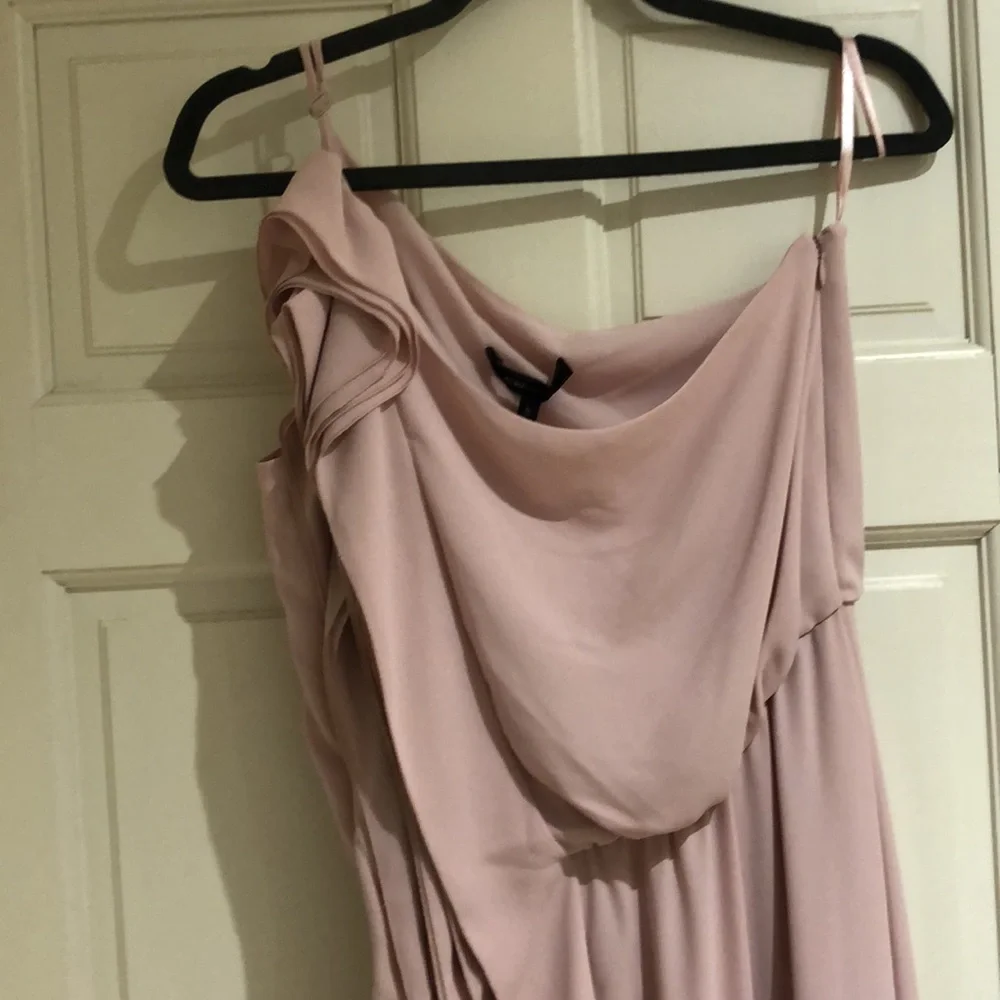 BCBGMAXAZRIA one shoulder dress, size M